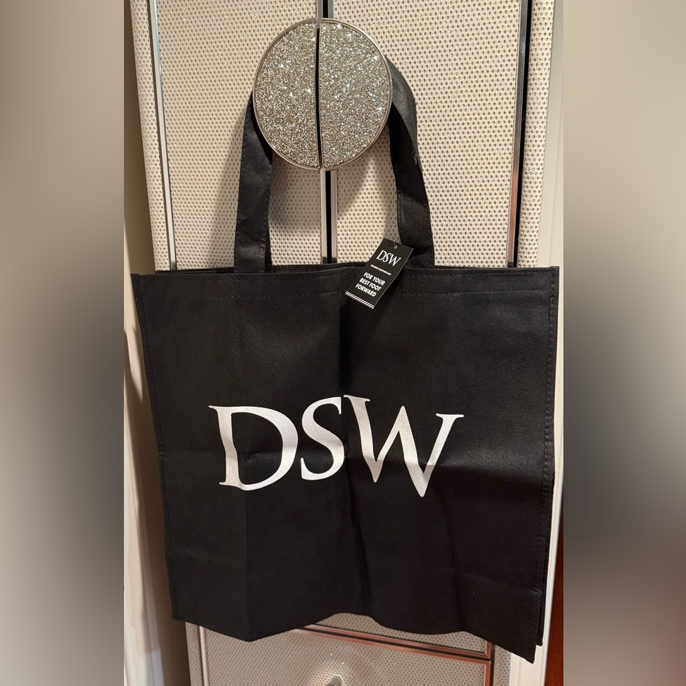 DSW Black Shopper Tote